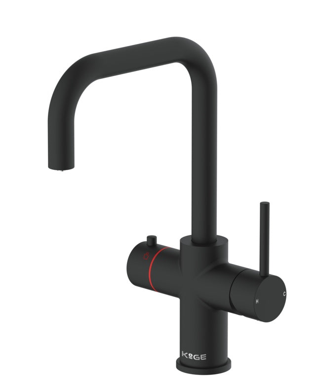 Scudo 3 In 1 Boiling Water Tap D Spout Black