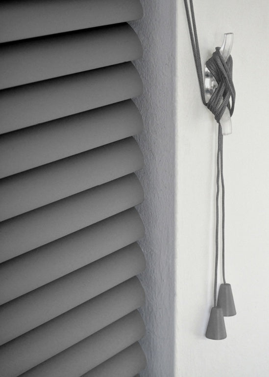 RENAISSANCE PVC Wide Venetian Blind Grey 120cm