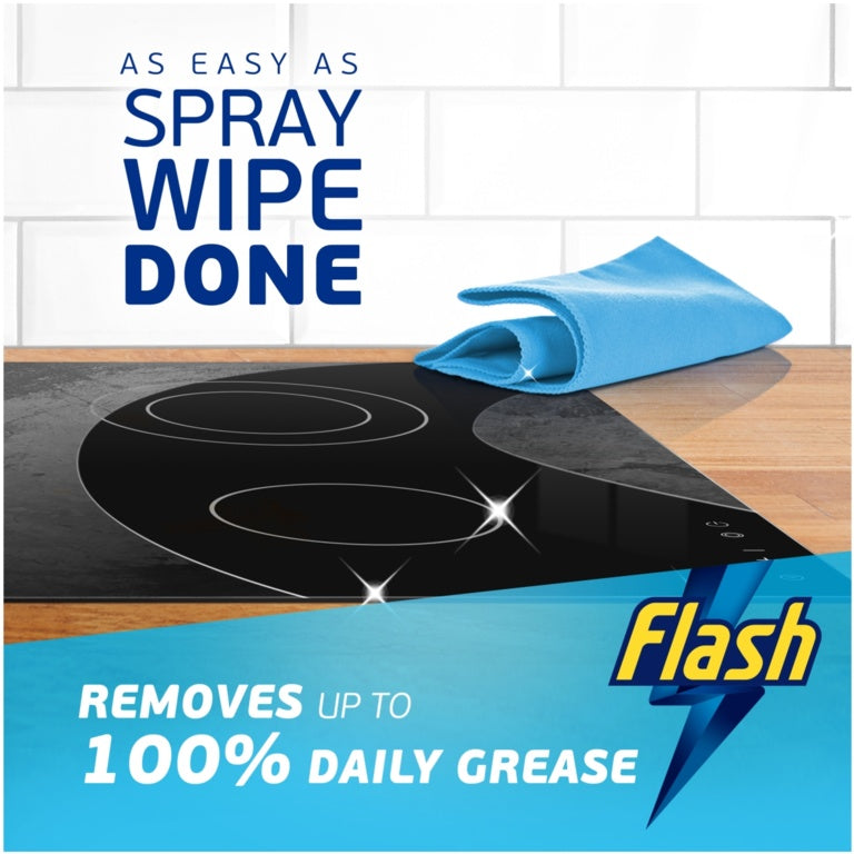 Flash Spray Wipe Done Kitchen 800ml Mandarin