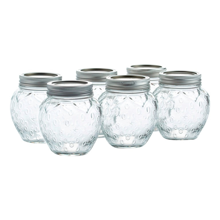 Kilner Strawberry Fruit Preserve Jar 0.4L Box 6