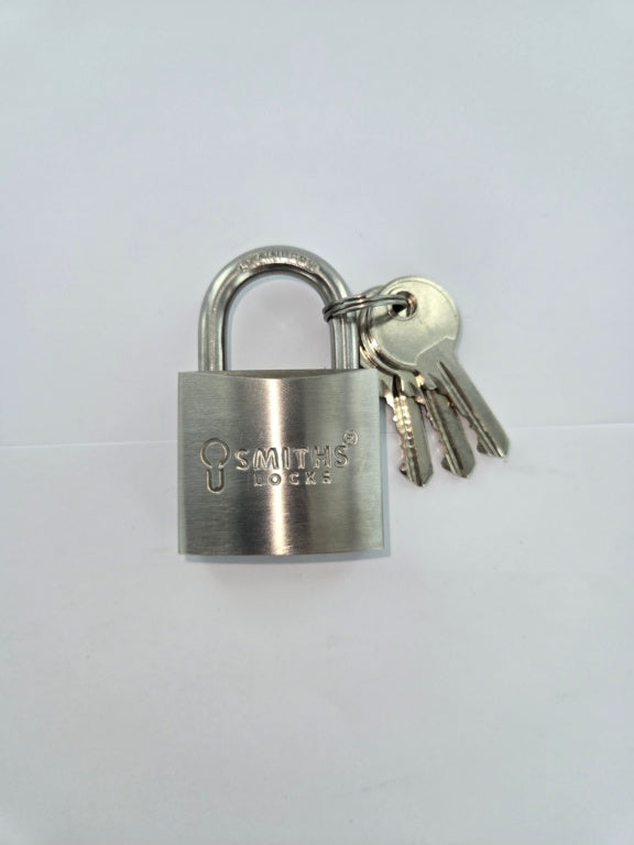 Smiths Locks Stainless Steel Padlock 40mm