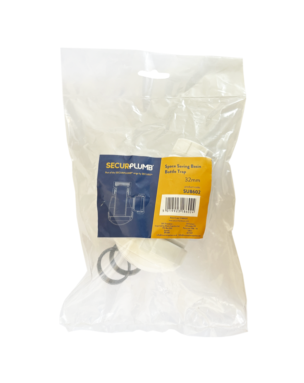 Securplumb Space Saving Basin Bottle Trap 32mm