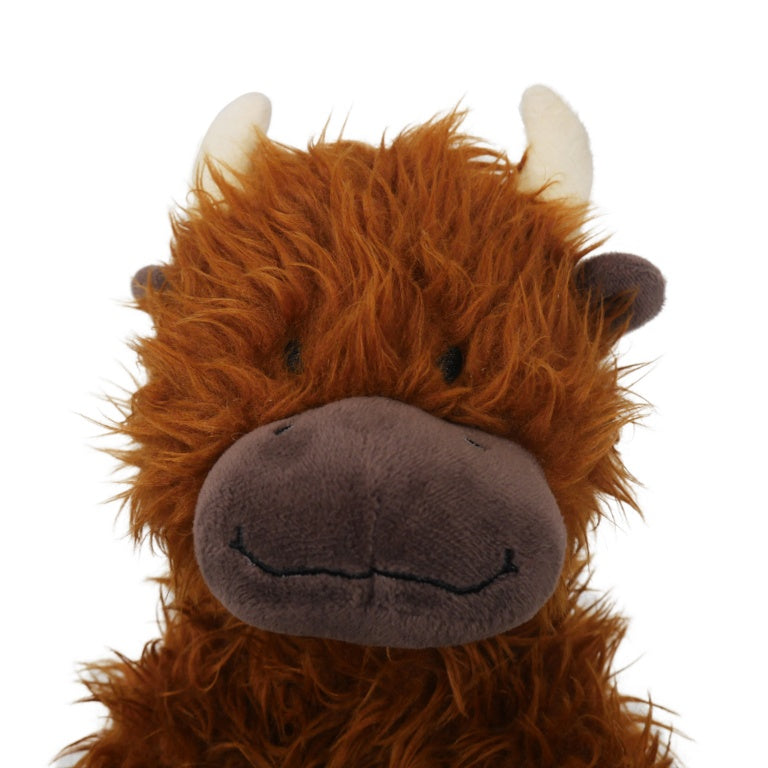ROSEWOOD Tough Rope Core Cow Dog Toy