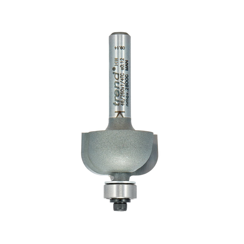 46/260X1/4TC - Bearing guided cove cutter 6.3mm radius
