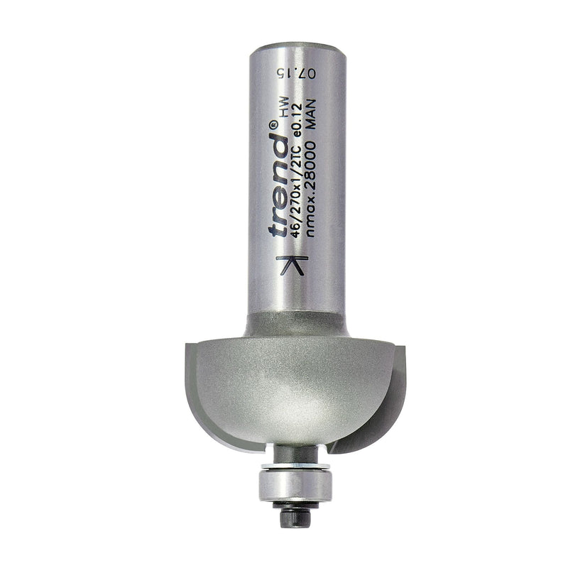 46/270X1/2TC - Bearing guided cove cutter 9.5mm radius