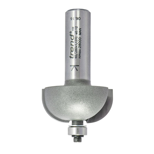 Trend 46/280X1/2TC - Bearing guided cove cutter 12.7mm radius