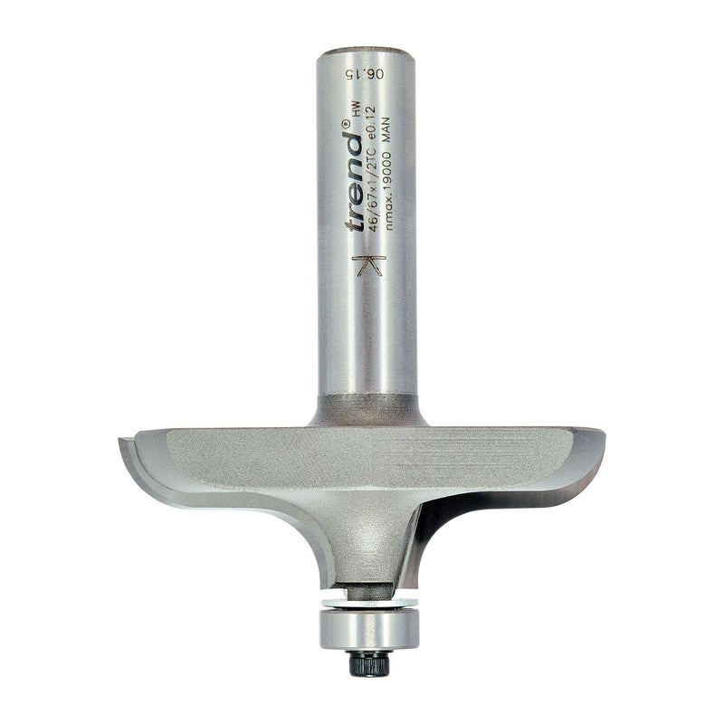 46/67X1/2TC - Bearing guided ogee cutter