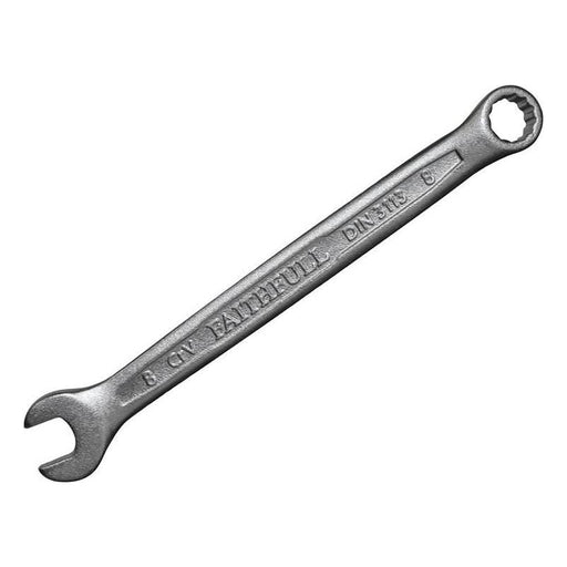 Faithfull Combination Spanner CV Satin Finish 8mm Faithfull - RockBottom Northampton