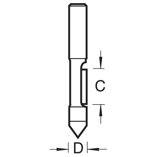 47/4X1/4TC - Pierce and trim cutter