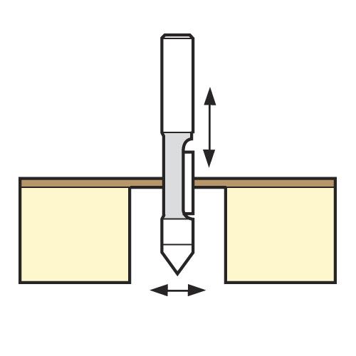 47/4X1/4TC - Pierce and trim cutter