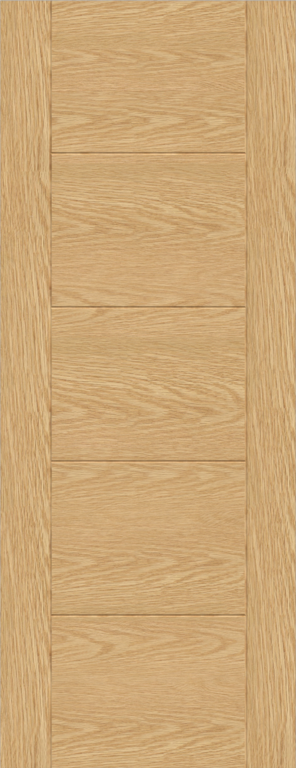 Valdor 5 Panel Ladder Unfinished Oak Door 1981 x 762mm