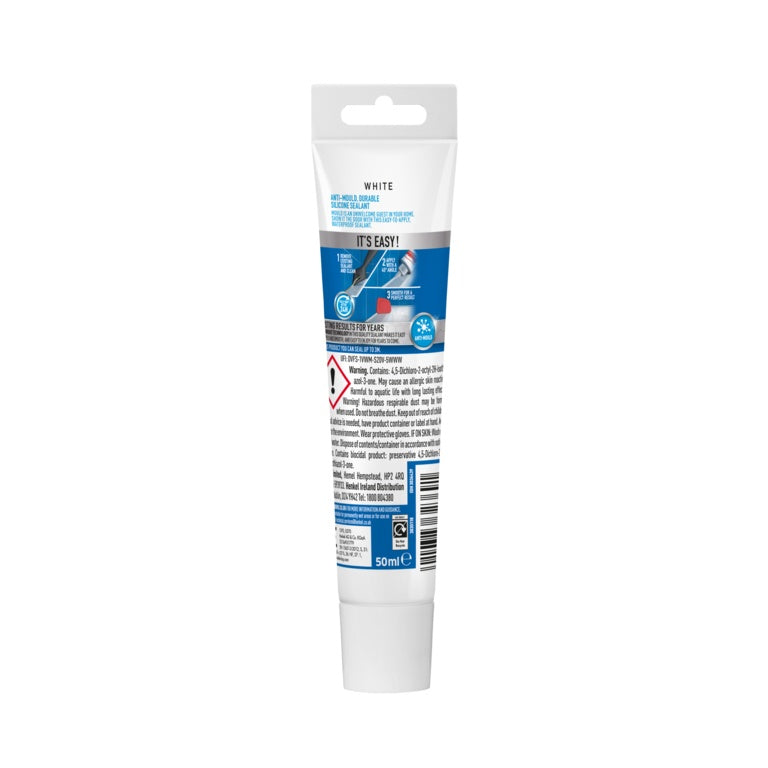 UniBond Anti Mould Tube 50ml White