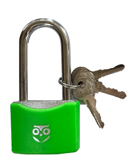 Owler & Banks Iron Padlock Long Shackle 50mm