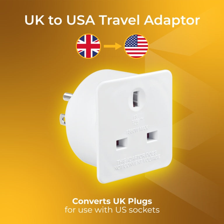 Masterplug Uk To Us Travel Adaptor