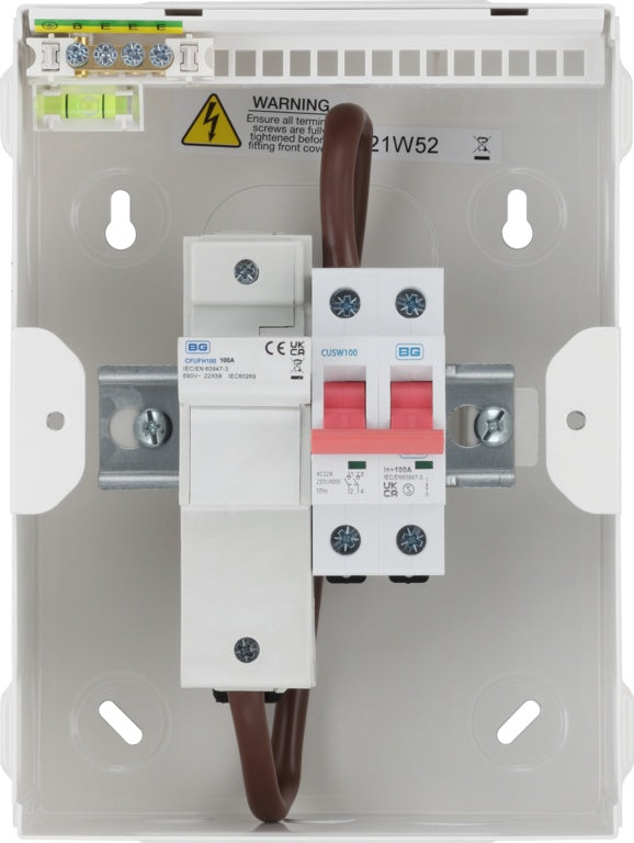 BG Switch Fuse 1P + N Complete 100a