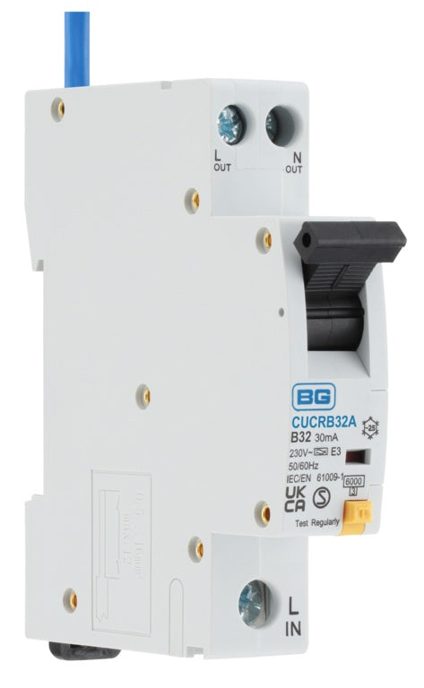 BG Compact RCBO Type 1 B Curve 32a
