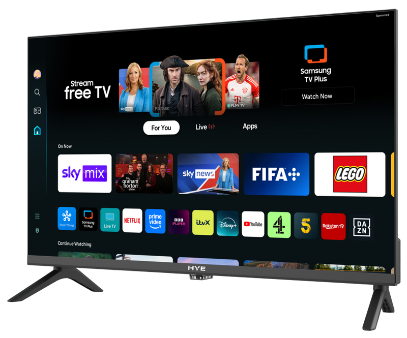 Hye HD Ready Tizen OS WiFi Frameless Smart TV 24"