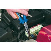 Draper 68889 Draper Expert Heavy Duty Soft Grip Bent Nose Pliers, 200mm