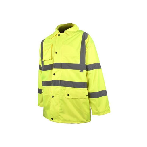Scan Hi-Vis Motorway Jacket Yellow - XXL (52in) Scan - RockBottom Nothampton