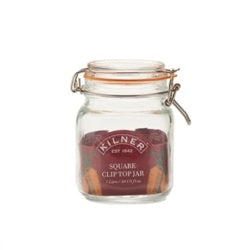 Kilner Clip Top Jar - Square 1L