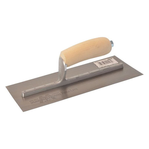Marshalltown MXS3 Plasterer's Finishing Trowel Wooden Handle 11 x 4.3/4in Marshalltown - RockBottom Northampton