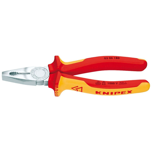 Draper 81204 KNIPEX 03 06 180 VDE Combination Pliers, 180mm