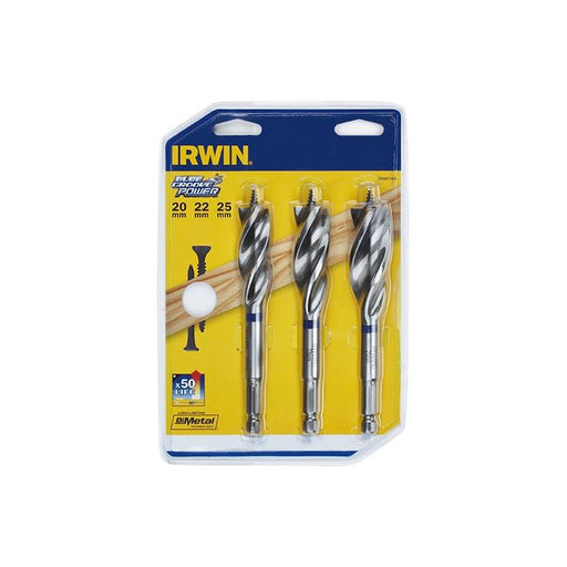 Irwin® Blue Groove Wood Power Bit Set, 3 Piece IRWIN® - RockBottom Northampton