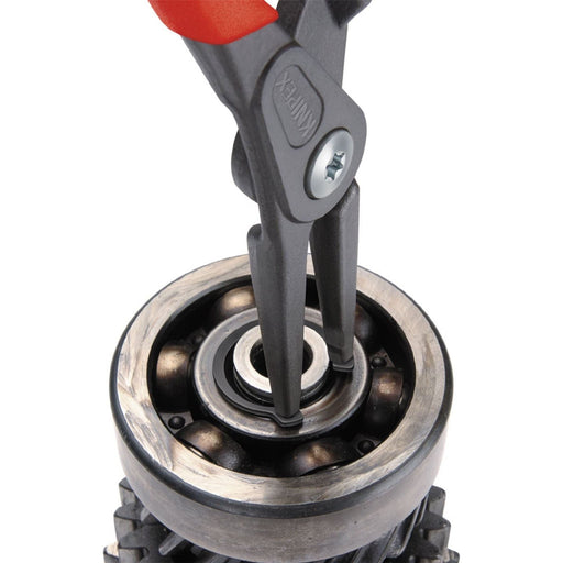 Draper 75090 KNIPEX 49 11 A2 SB Precision Circlip Pliers For External Circlips On Shafts, 180mm