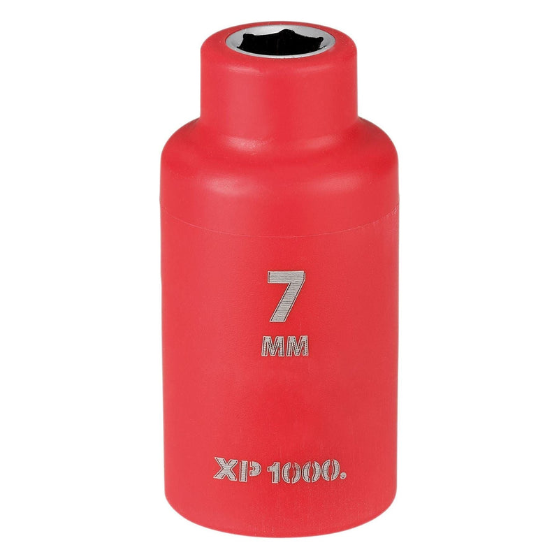 Draper XP1000 VDE Socket, 3/8" Sq. Dr., 7mm Draper - Town Tools