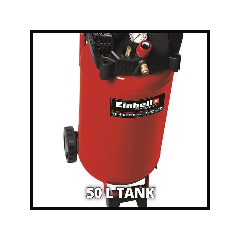 Einhell TC-AC 240/50/10 OF Air Compressor 240V Einhell - RockBottom Northamptin