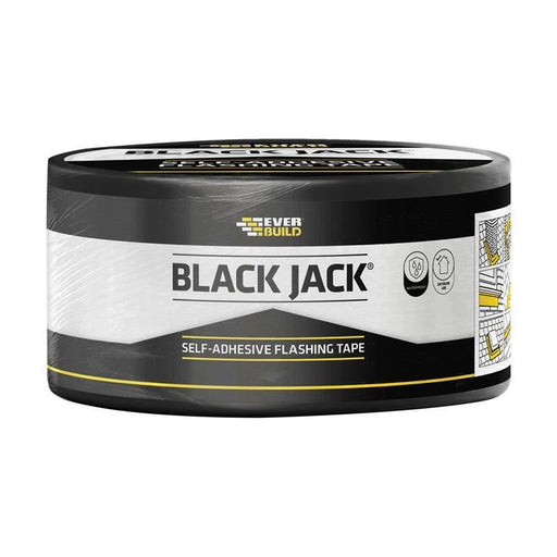 Everbuild Sika Black Jack® Flashing Tape, Trade 450mm x 10m Everbuild Sika - RockBottom Northamptin