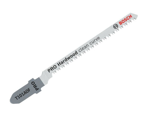 Bosch Powertool Accessories PRO Hardwood Clean Curve T101AOF Jigsaw Blade 83mm Pack of 3 Bosch Powertool Accessories - RockBottom Northampton