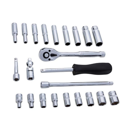 Bluespot Tools 1/4in Metric Socket Set, 24 Piece BlueSpot Tools - RockBottom Northampton