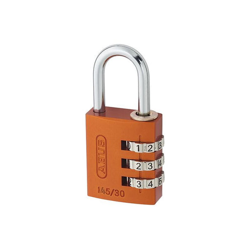 Abus Mechanical 145/30 30mm Aluminium Combination Padlock Random Colour 46632 ABUS Mechanical - RockBottom Northampton 