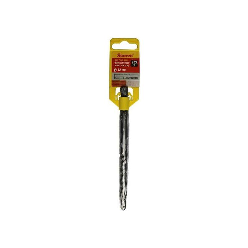 Starrett SDS Plus 2 Point Drill Bit 12 x 160mm Starrett - RockBottom Nothampton