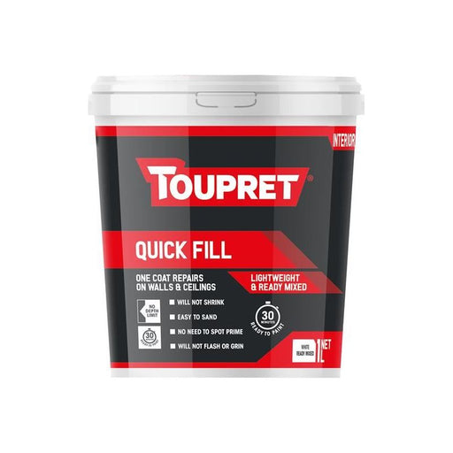 Toupret Quick Fill (Interior) 1 litre Toupret - RockBottom Northampton