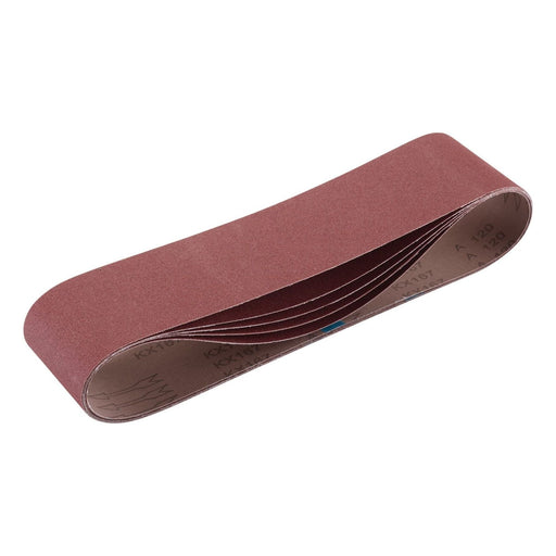 Draper 09271 Cloth Sanding Belt, 100 x 915mm, 120 Grit (Pack of 5)