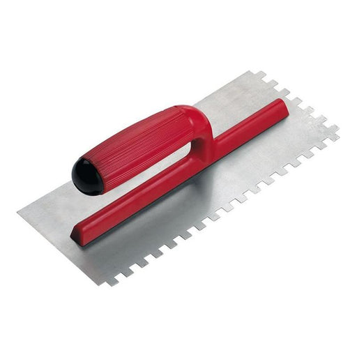 Rubi Tiling Tools PRO Steel Notched Trowel 11 x 4in x 1/2in Notch RUBI TILING TOOLS - RockBottom Nothampton