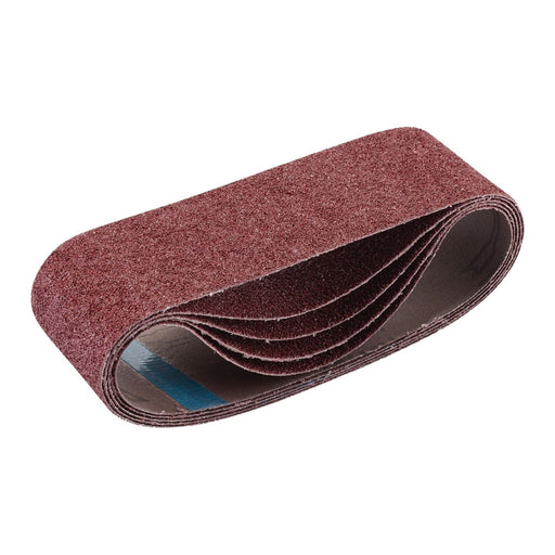 Draper 09238 Cloth Sanding Belt, 75 x 533mm, 40 Grit (Pack of 5)