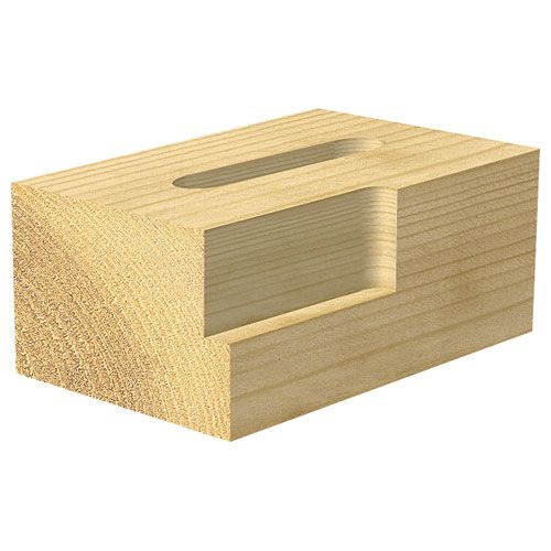 C194X1/2TC - Staggered Mortise Cut 16 diameter