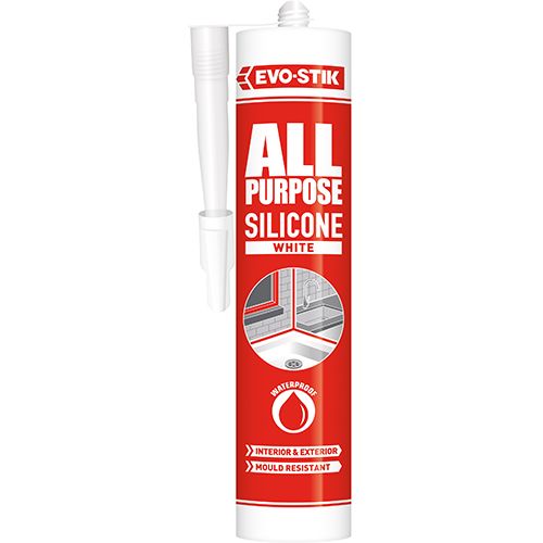 EVO-STIK All Purpose silicone sealant white 310ml