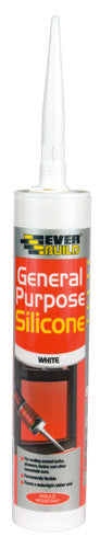 Everbuild silicone sealant white 300ml