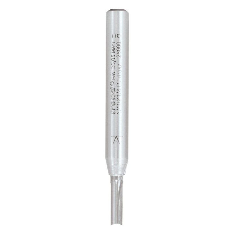 3/10X1/4TC - Two flute cutter 3.2mm diameter