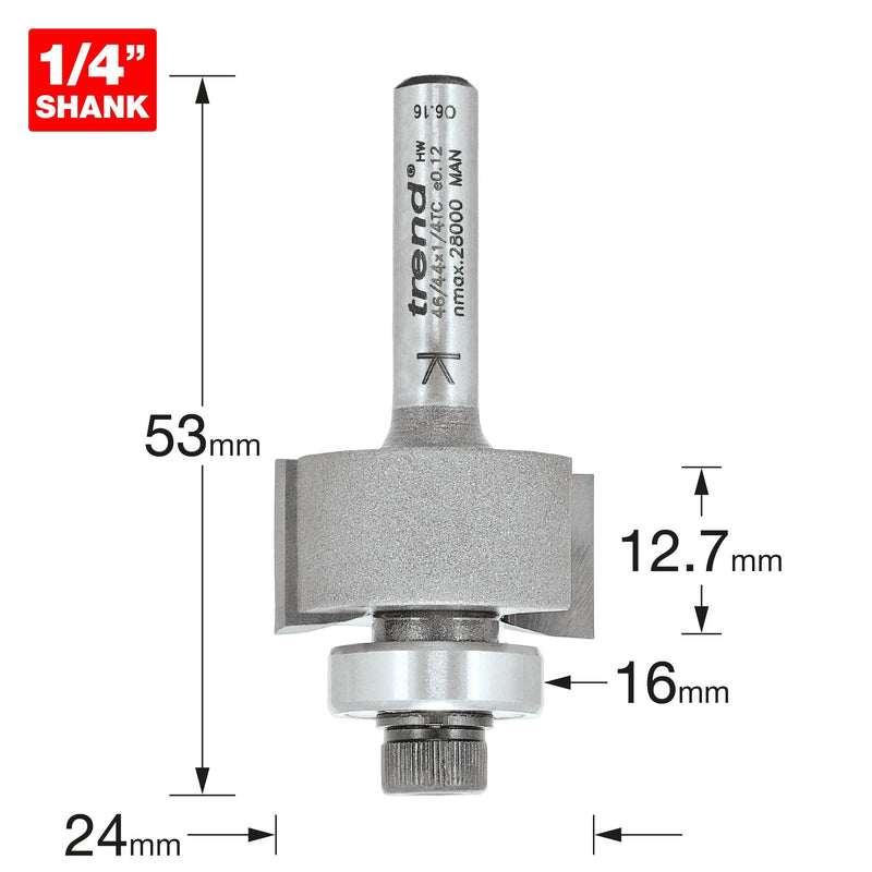 46/44X1/4TC - 24mm Rebater