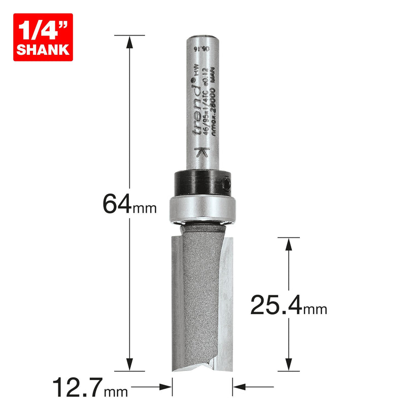 46/95X1/4TC - Guided profiler 12.7mm dia x 25.4mm