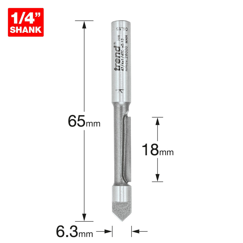 47/4X1/4TC - Pierce and trim cutter
