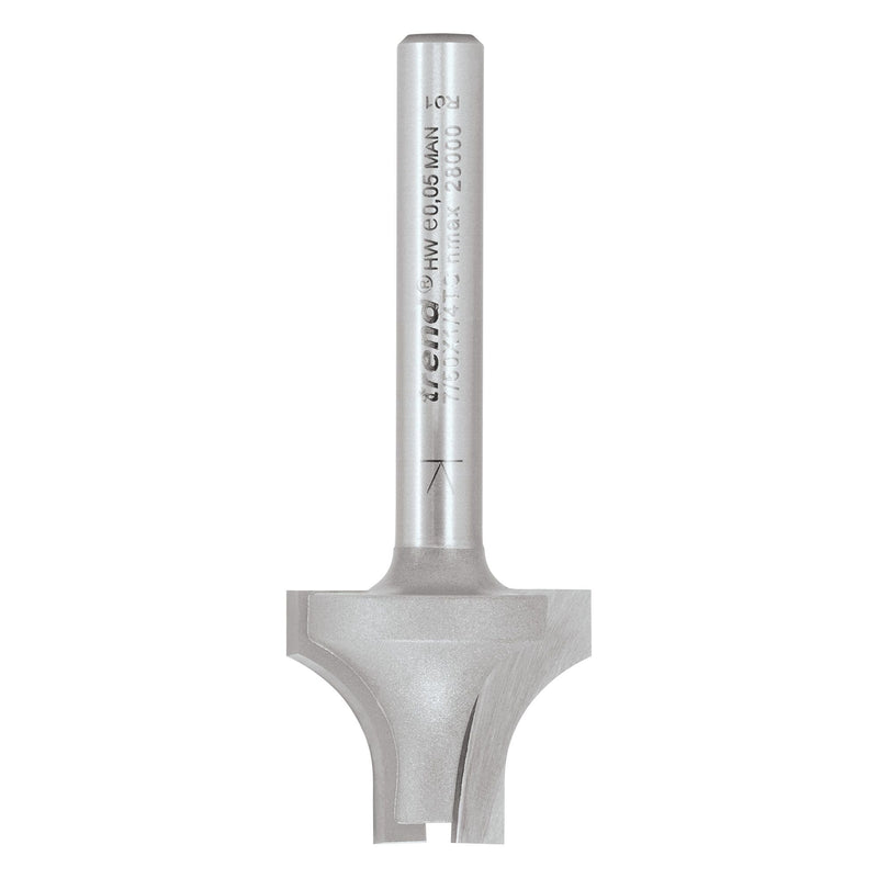 7/50X1/4TC - Sash bar ovolo joint cutter 10mm radius