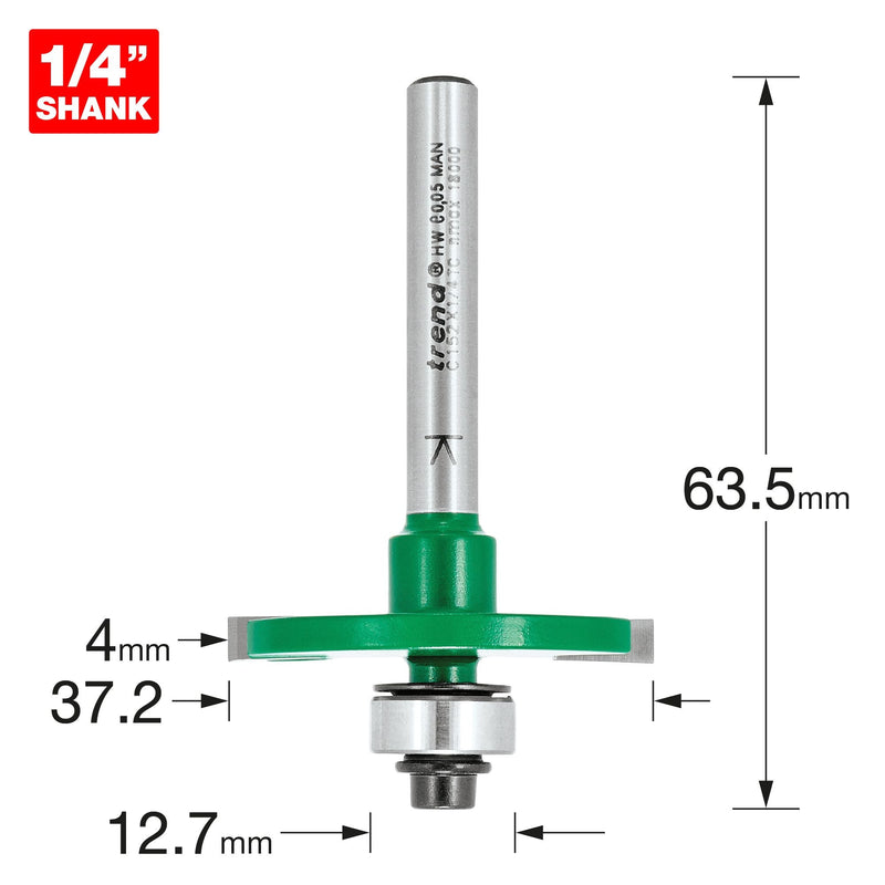 C152X1/4TC - Biscuit jointer set