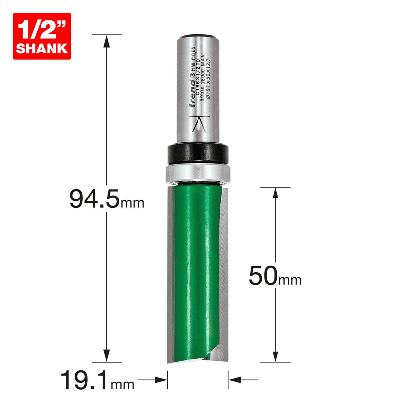 C166X1/2TC - Profiler 19.1mm diameter x 50mm cut
