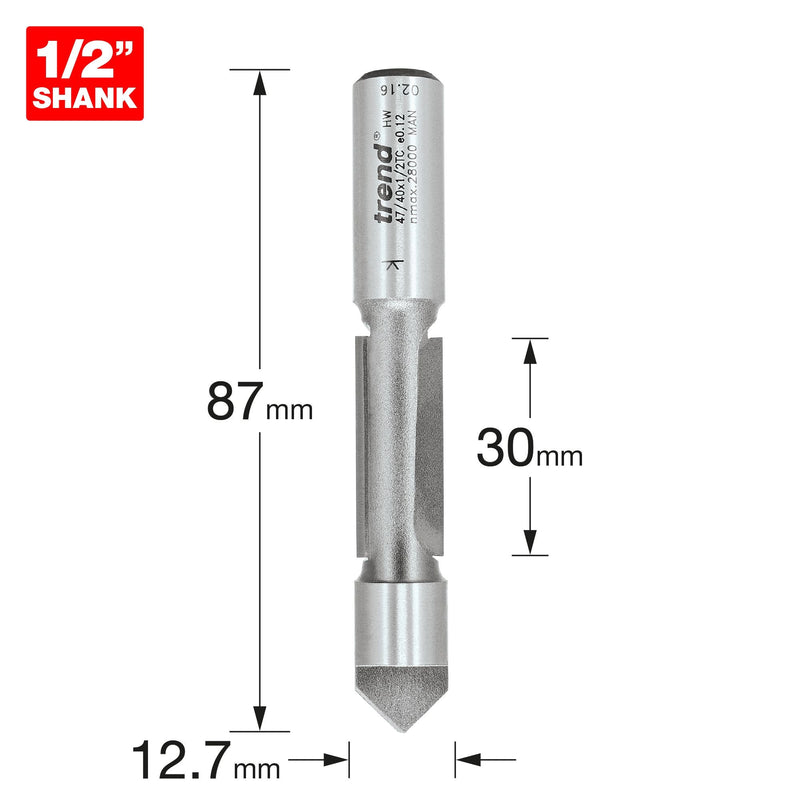47/40X1/2TC - Pierce and trim cutter